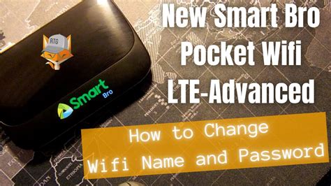 Smart Bro Lte Advanced Pocket Wifi How To Change Wifi Name And