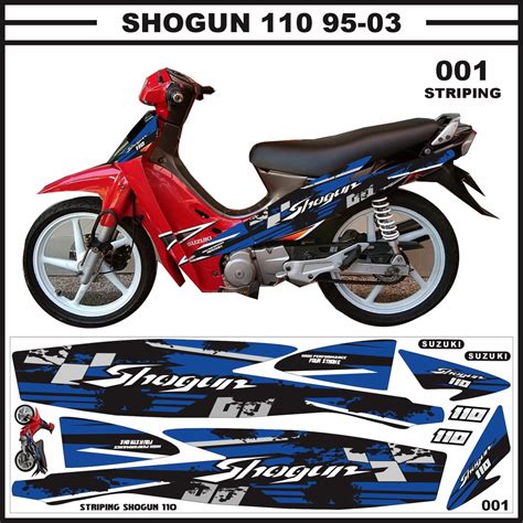 Jual Stiker Striping Suzuki Shogun Variasi Lis Fl Decal