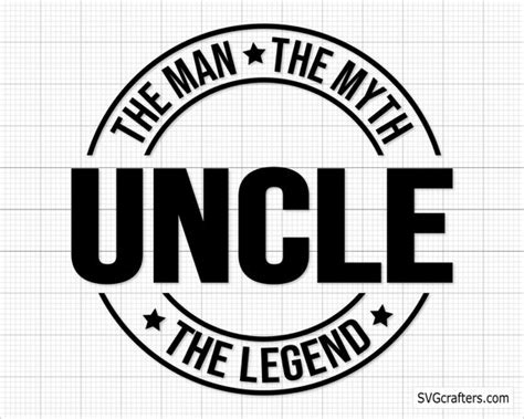 Prints Art Collectibles Awesome Uncle Cut File Svg Silhouette Cut