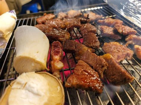 캠핑 분위기 의왕 청계산 맛집 진부촌 정육식당진부 좋은 고기 한우 삼겹살 라면 맛있어요 네이버 블로그