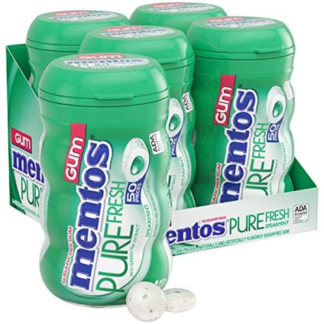 Mentos Pure Fresh Sugar Free Chewing Gum With Xylitol Spearmint