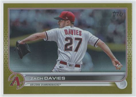 2022 Topps Update Gold Rainbow Foil Zach Davies Chicago Cubs EBay