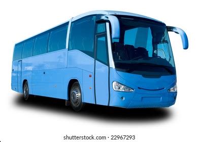 Blue Tour Bus Stock Photo 22898332 | Shutterstock