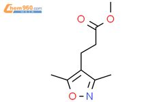 3 3 5 二甲基异恶唑 4 基 丙酸甲酯 Methyl 3 3 5 dimethylisoxazol 4 yl propanoate