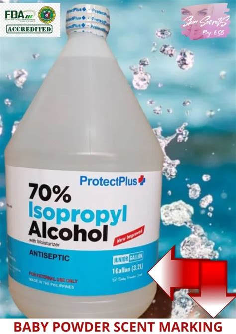 Protect Plus Isopropyl Alcohol W Moisturizer Baby Powder Scent