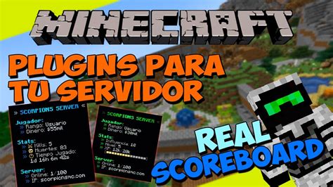 Plugins Para Tu Servidor De Minecraft Realscoreboard Plugin De