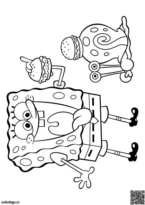 Distorsionar Sabroso Vinagre Gary Bob Esponja Para Colorear Cabeza Toca