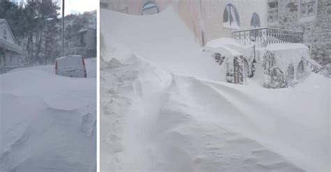 Maltempo Piogge Torrenziali E Forti Nevicate In Grecia Sepolta L