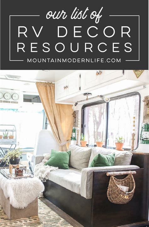 Our Rv Decor Resources Camper Decor Rv Decor Trailer Decor