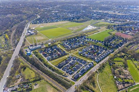 Luftbild Gelsenkirchen Wohngebiet Mischbebauung Der Mehr Und