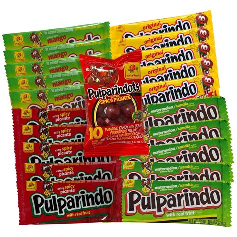 Pulparindo Mexican Candy Variety Pack Fruit Flavors Chile Ubuy