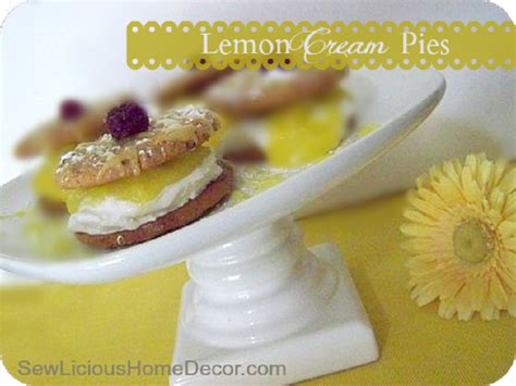 Lemon Cream Pies Dessert