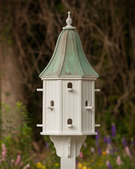 Copper Roof Dovecote Birdhouse 42x16 | Vinyl Dovecote Bird House – The Birdhouse Chick