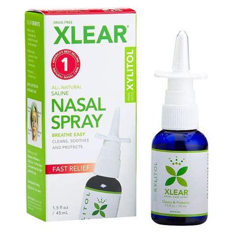 Xlear Saline Nasal Spray 15 Fl Oz Target Sinus Care Sinus Health