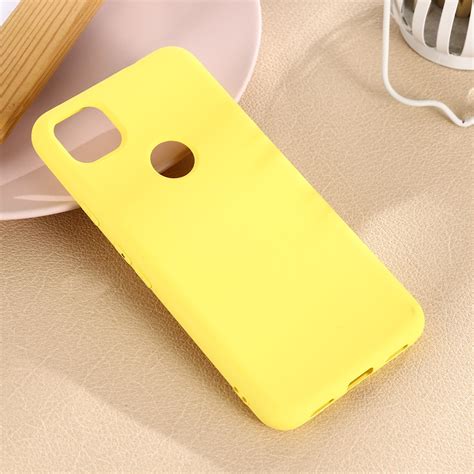 For Google Pixel 4a Pure Color Liquid Silicone Shockproof Full Coverage