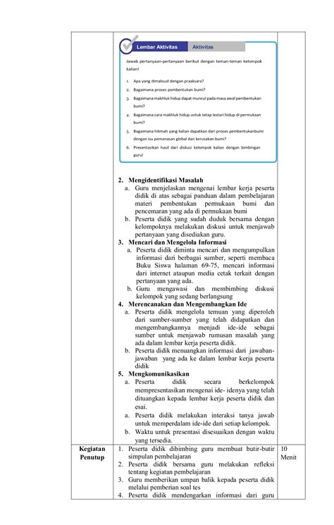 Modul Ajar Ips Kelas 7 Tema 2 A 1 Berkenalan Dengan Alam Norisma Rizky Ariani Page 4 Flip