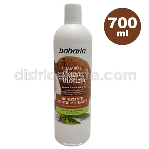 Shampoo Babaria De Coco Y Biotina X Ml