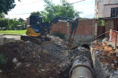 Avanzan Obras De Entubado Del Arroyo Vicario En La Chacra 4 El Misionero