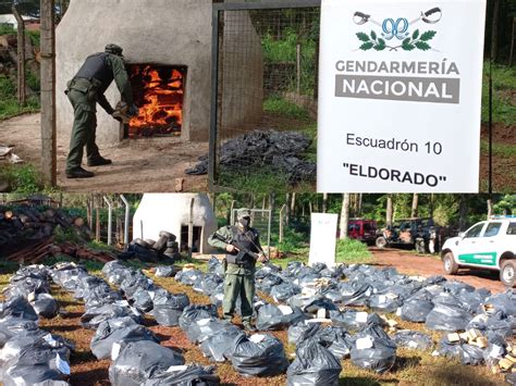 Incineraron M S De Seis Mil Kilos De Marihuana En Eldorado