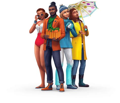 The Sims 4 Seasons Official Assets Boxart Renders Screens Logo