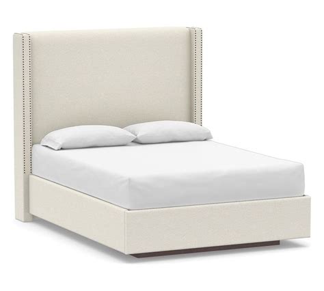 Harper Upholstered Non Tufted Tall Storage Platform Bed Furniture