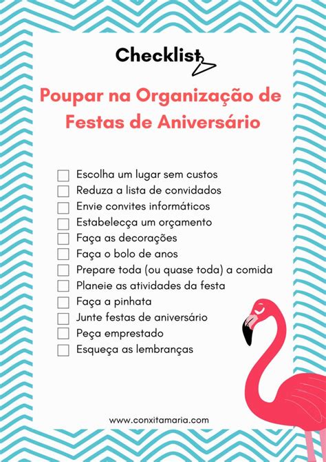 Lista De Aniversario O Que Comprar - downloads - A Arrumadinha | Organização | Lista de aniversário, Festa ...