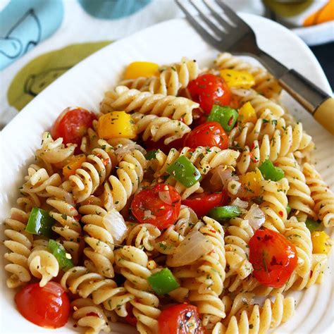 Fusilli Pasta Recipe Sharmis Passions