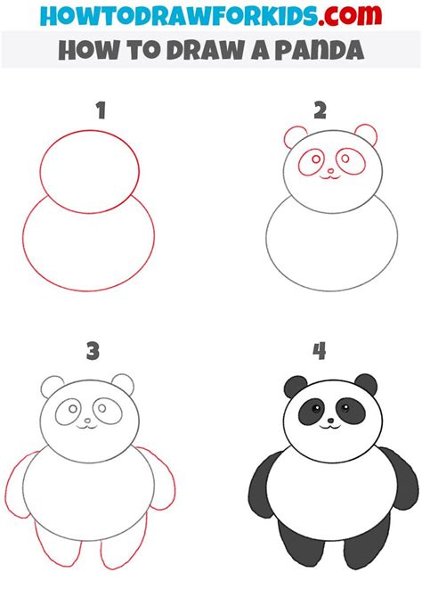 How to Draw a Panda Bear Step by Step