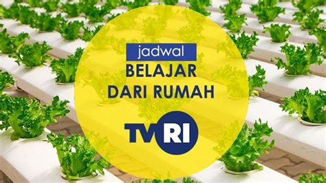 Bertepatan Waisak Ini Jadwal Belajar Dari Rumah Tvri Edisi Kamis Mei