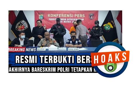 Hoaks Rizal Ramli Ditetapkan Tersangka Oleh Bareskrim Polri