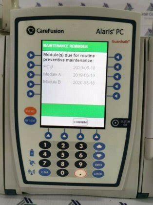 Carefusion Alaris Pc Iv Infusion Pump Controller Wifi Module In