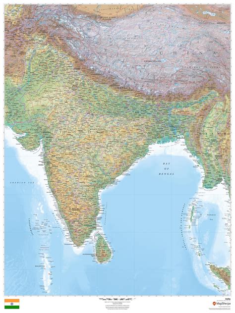 India Wall Map Buy Wall Map Of India Shop Mapworld