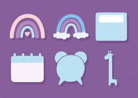 Newborn Metric Icons Vector Art At Vecteezy