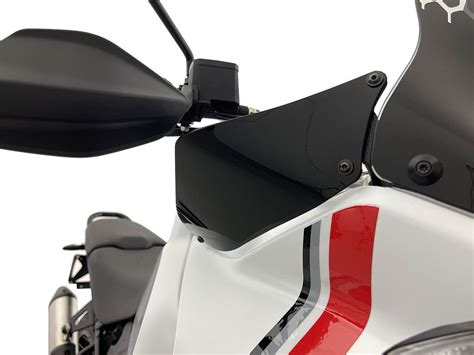 DU026NL PAIR SIDE AIR DEFLECTORS WRS GLOSS BLACK DUCATI DESERT X 2022