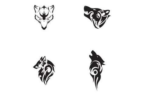 Wolf Logo Graphic by rohady286 · Creative Fabrica