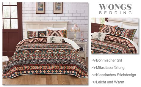 Wongs Bedding Tagesdecke Boho Mandala Steppdecke X Cm