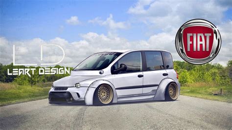 Virtual Tuning Fiat Multipla Photoshop Youtube