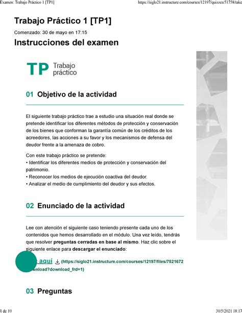 Tp Procedimientos De Ejecucion Y Conservacion Del Patrimonio