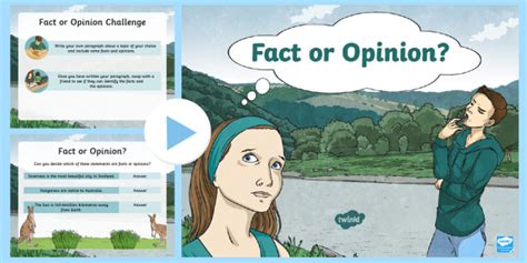 Fact Or Opinion Powerpoint Cfe Teaching Resource