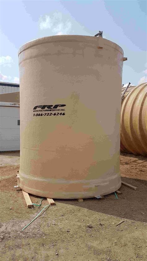 Above Ground Wastewater Storage Tanks FRP Manufacturing