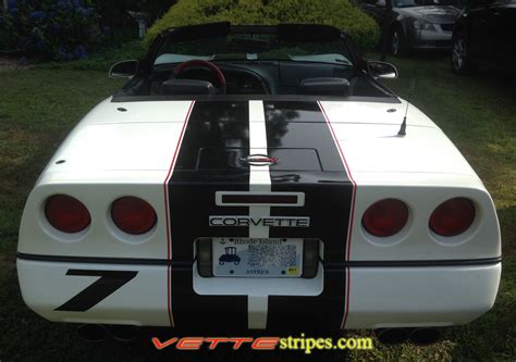 C4 Corvette Full Length dual Racing Stripes - VetteStripes.com