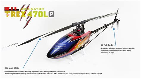 Align T Rex Lp Dominator Ch D Flying Rc Helicopter Super Combo