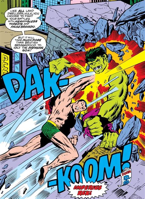 Sub Mariner Vs Hulk Sub Mariner Marvel Comics Superheroes Superhero