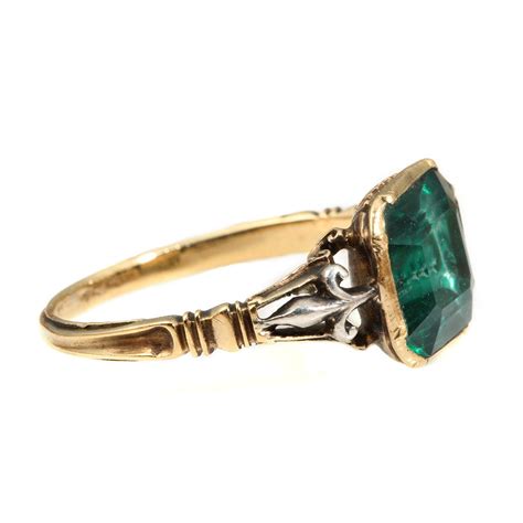 Georgian Emerald Ring | Bell and Bird