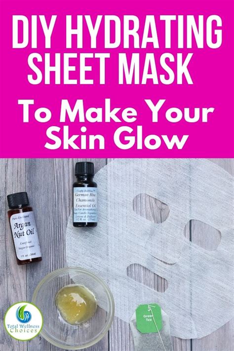 Hydrating Sheet Mask Diy Recipe To Make At Home