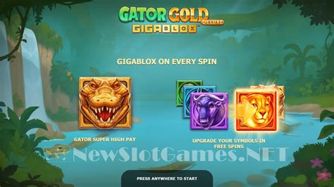 Gator Gold Gigablox Deluxe Slot Yggdrasil Review Demo Game