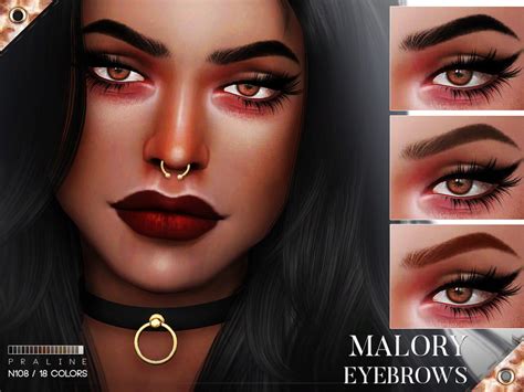 Malory Eyebrows N108 - The Sims 4 Catalog