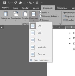 Cómo poner o hacer columnas en Word Tecpro Digital