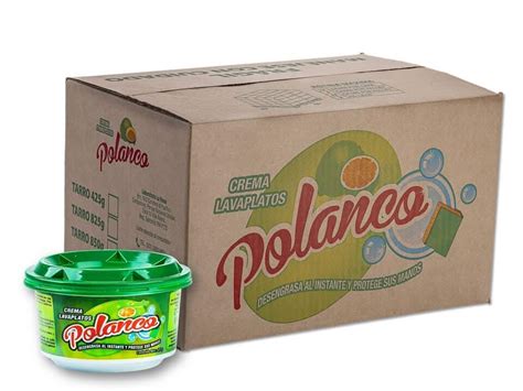 Crema Lavaplatos Limón 425gramos Caja 18 unidades Productos Polanco