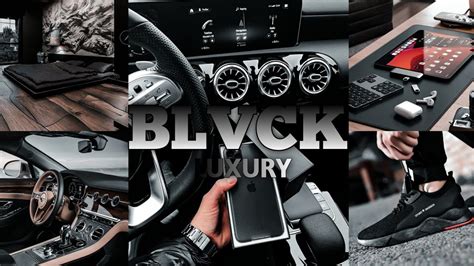 BLVCK LUXURY Preset Lightroom Mobile Preset DNG XMP Black Tone